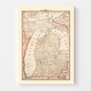 map of Michigan