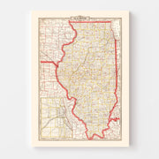 map of Illinois
