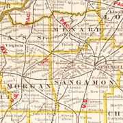 old Illinois map