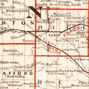 old Nebraska map