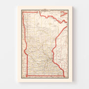 map of Minnesota
