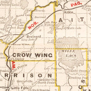 old Minnesota map