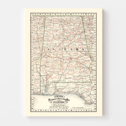 map of Alabama