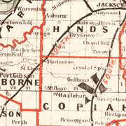 old Mississippi map