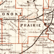 old Arkansas map