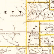 old Texas map