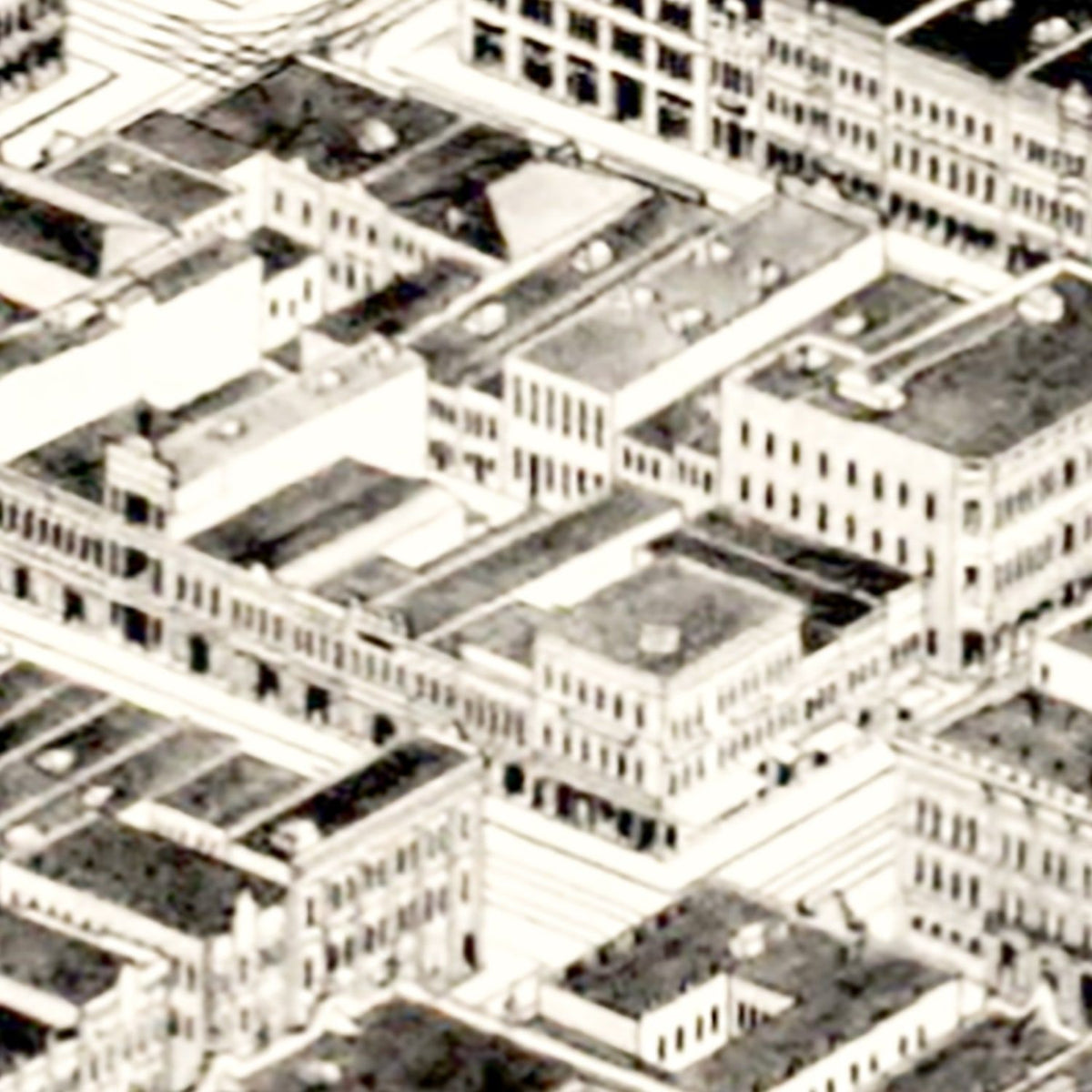 Restored historic details from the 1903 city map of Birmingham, Alabama