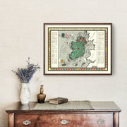 Ireland map art