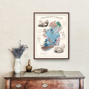 Ireland map art