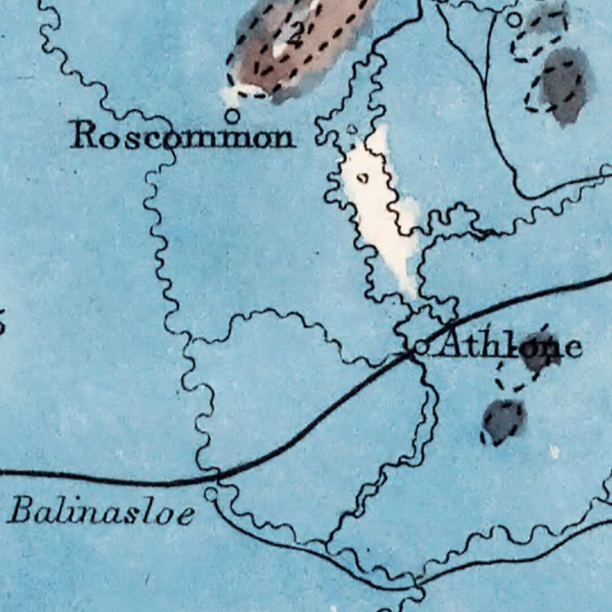 Restored historic details from the 1850 country map of County