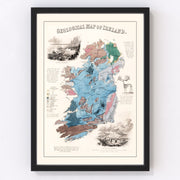 Ireland Vintage Map 1850