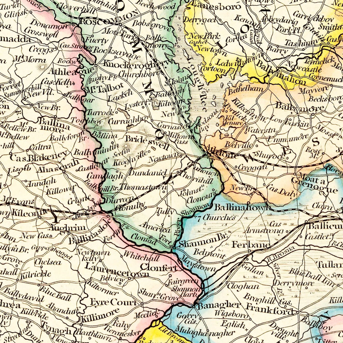 Restored historic details from the 1884 country map of County