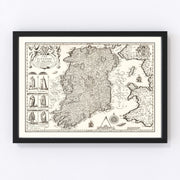 Ireland Vintage Map 1676