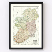 Ireland Vintage Map 1897