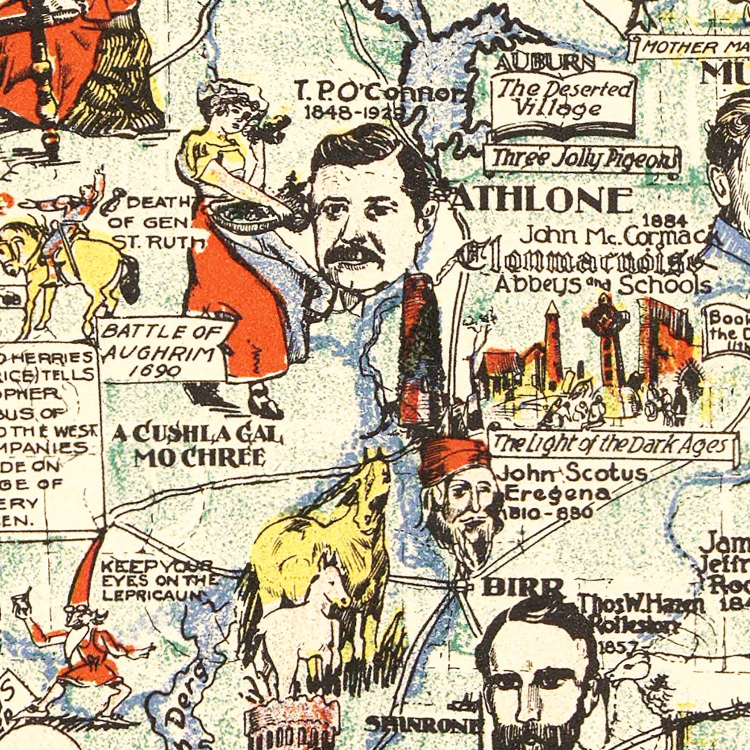 Restored historic details from the 1936 country map of County