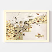 map of Alger County
