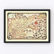 Germany Vintage Map 1935