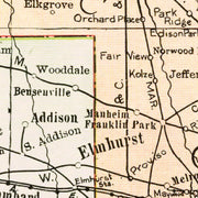 old Chicago map
