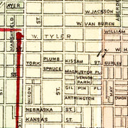 old Chicago map