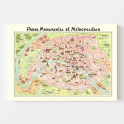 map of Paris
