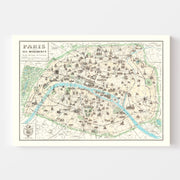map of Paris