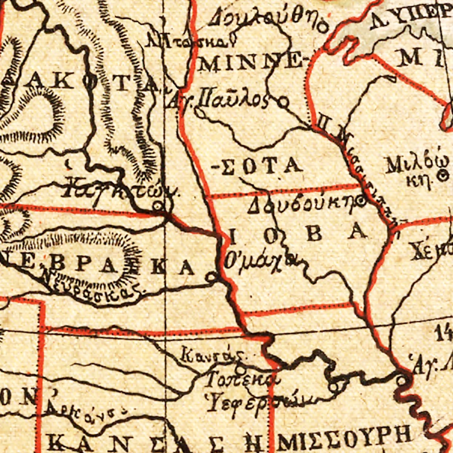 Restored historic details from the 1895 country map of County