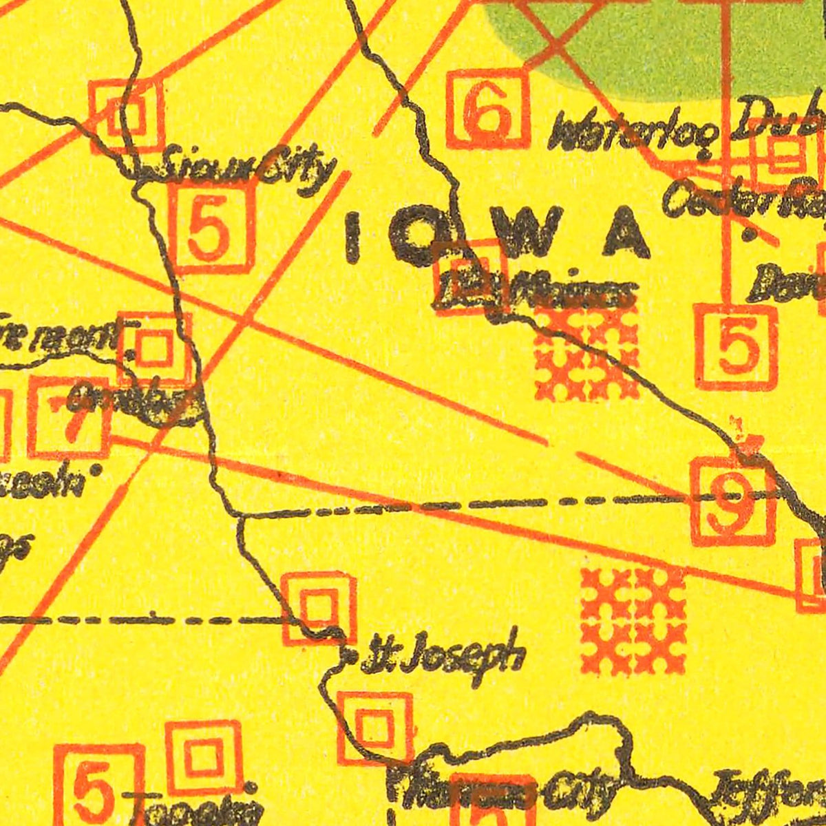 Restored historic details from the 1916 country map of County