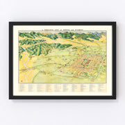 Beijing Vintage Map 1936