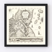 Constantinople Vintage Map 1767