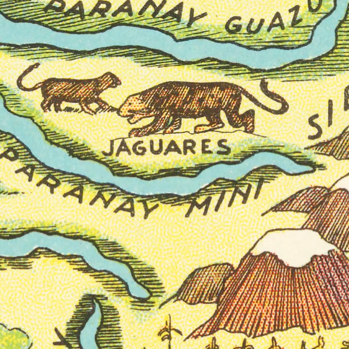Restored historic details from the 1933 region map of County