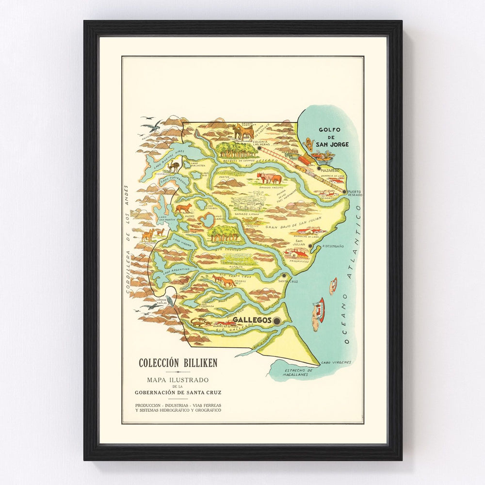Santa Cruz Vintage Map 1933