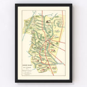 Tucuman Vintage Map 1933