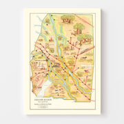 map of Santiago del 