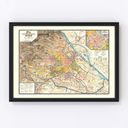 Vienna Vintage Map 1895