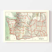 map of Washington