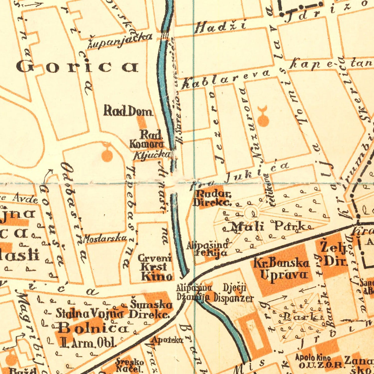 Vintage Bosnia Maps