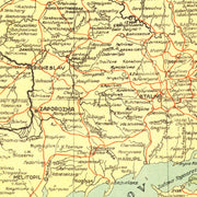 old Ukraine map