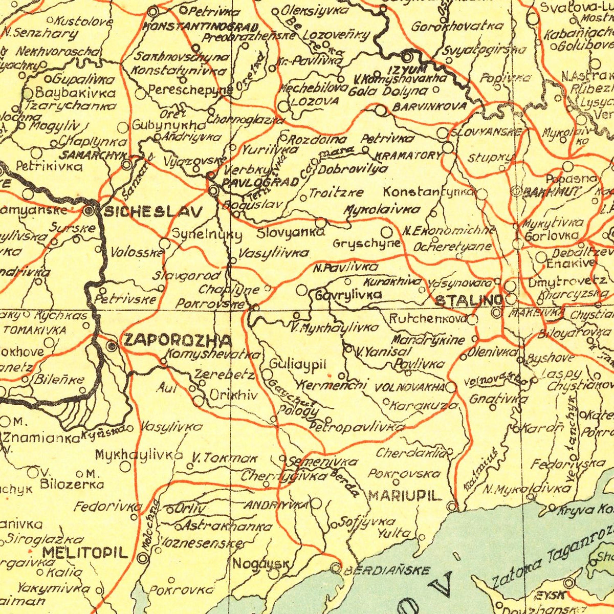 Vintage Ukraine Maps