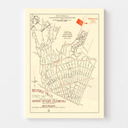 map of Beverly Hills