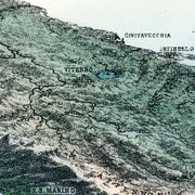 old Italy map map