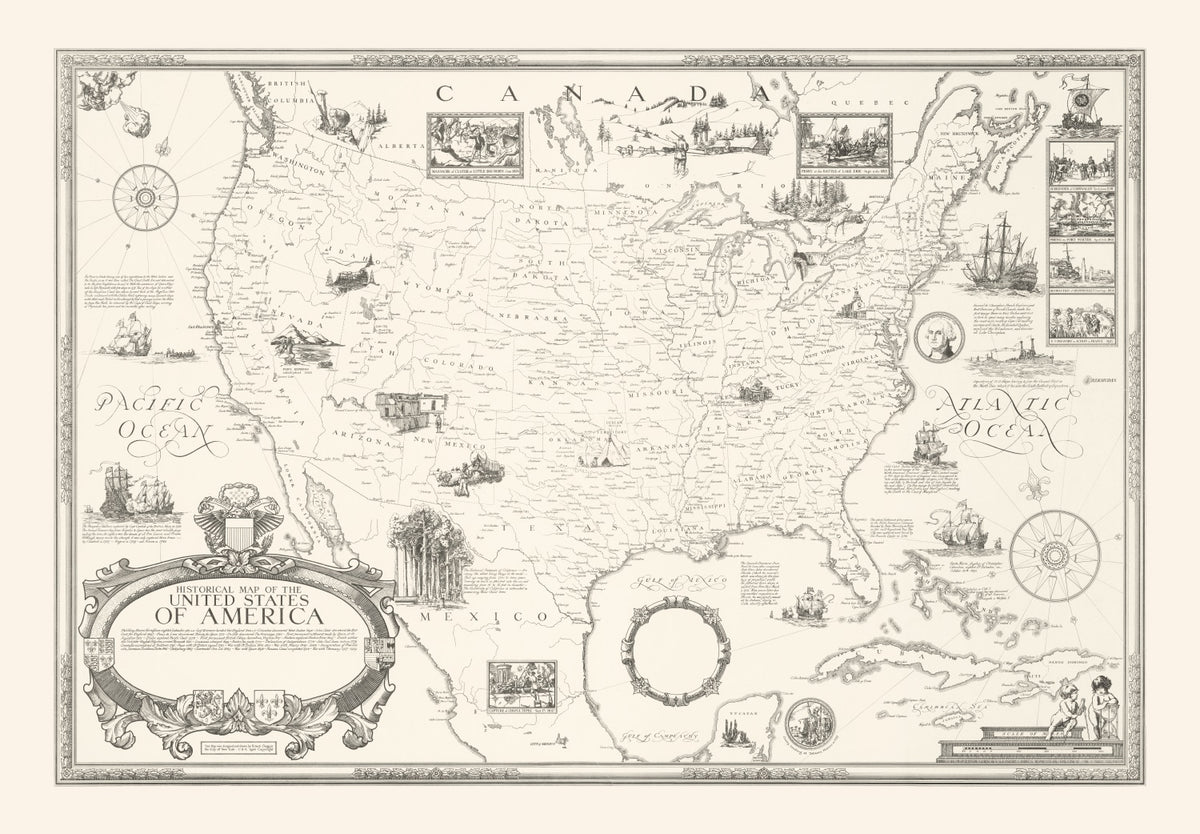Preview of Vintage Map of United States 1926