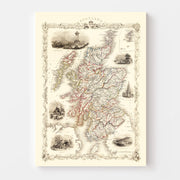 map of Scotland