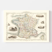 map of France