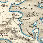 old Greece map map