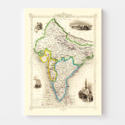 map of British India