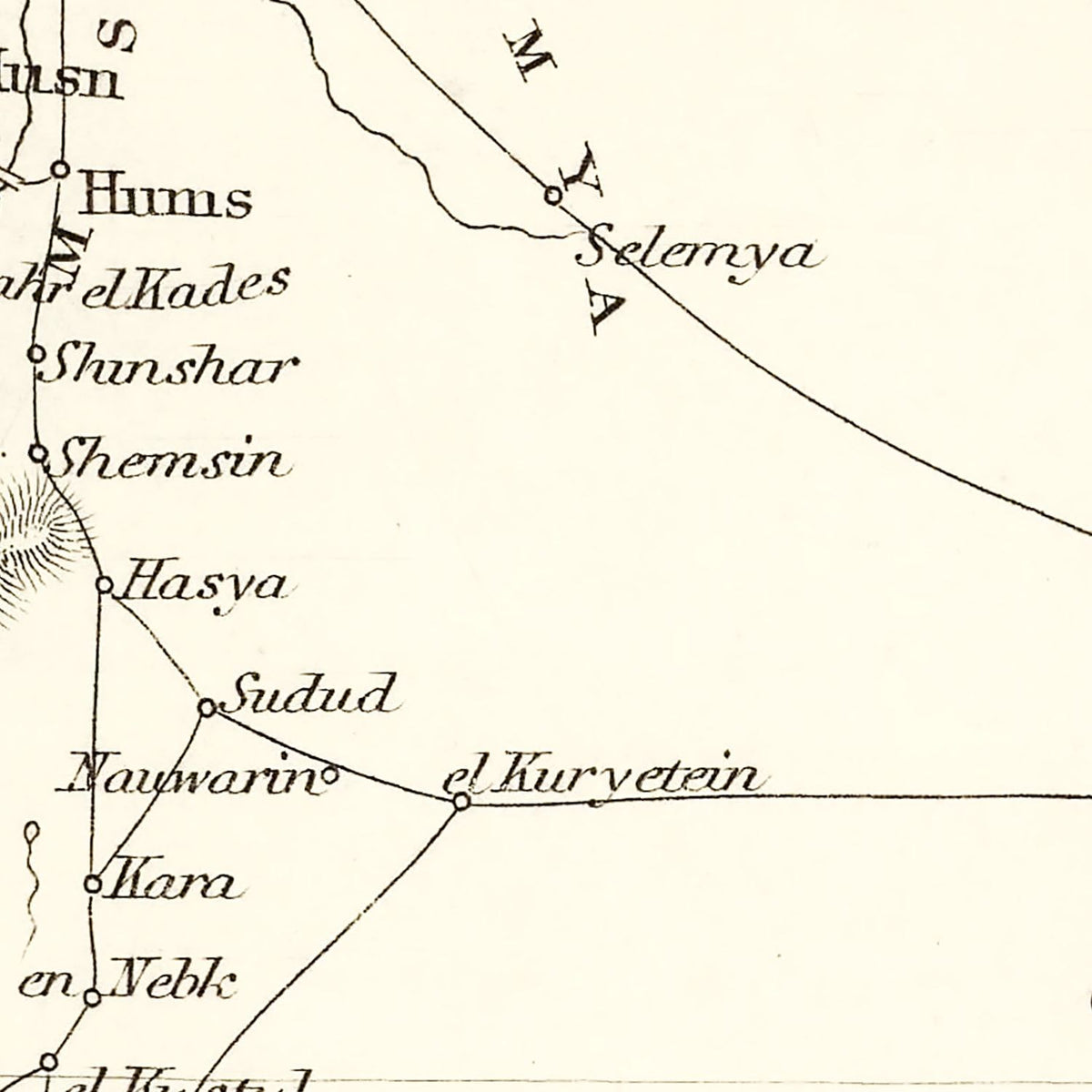 Vintage Syria Maps