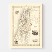 map of Palestine map