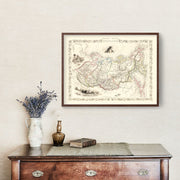Russia map art