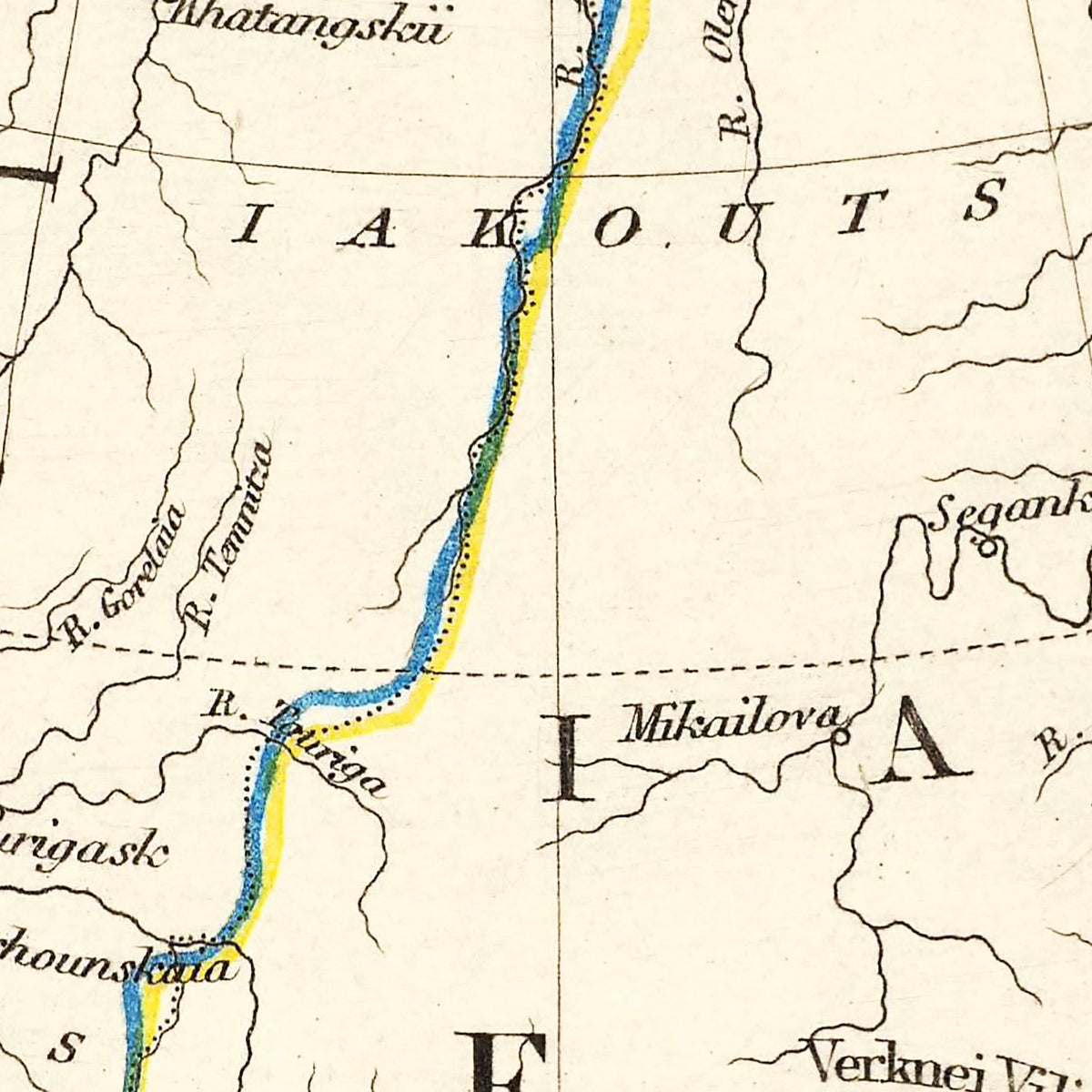 Restored historic details from the 1851 country map of County