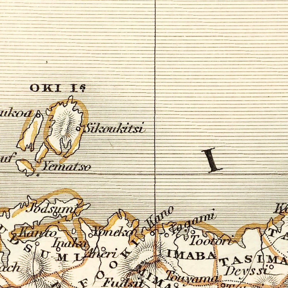 Restored historic details from the 1851 country map of County